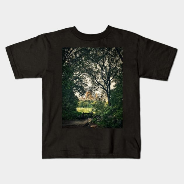 Central Park, Manhattan, New York City Kids T-Shirt by eleonoraingrid